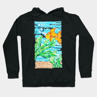 fishbowl, little fish Hoodie